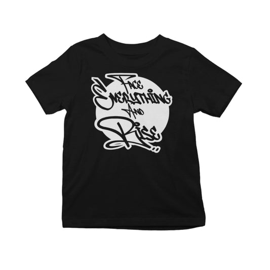 Kids Youth Black “Groovy” Logo T-Shirt